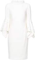 Thumbnail for your product : Badgley Mischka Pearl Sleeve Cocktail dress