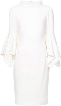 Badgley Mischka Pearl Sleeve Cocktail dress