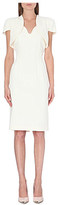 Thumbnail for your product : Alexander McQueen Cap-sleeved crepe dress