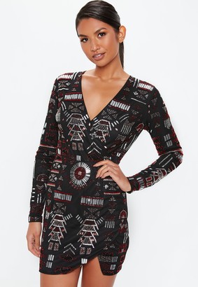 embellished bodycon dress uk