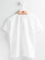Thumbnail for your product : Burberry Kids check collar polo shirt