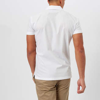 BOSS ORANGE Men's Esalsa Cuban Collar Short Sleeve Shirt