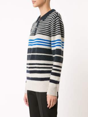 The Elder Statesman cashmere striped jumper