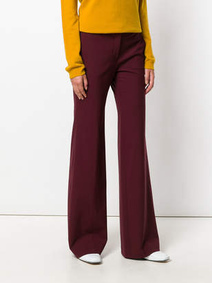 Theory flared trousers