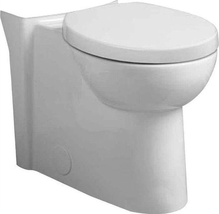 Studio Tall Height 1.6 GPF Round Front Toilet Bowl Only in White