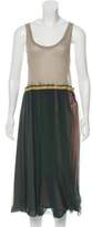 Thumbnail for your product : Marni Sleeveless Midi Dress multicolor Sleeveless Midi Dress