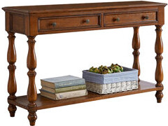 VICABY All Solid Wood Table, Simple Strip Table, Against The Wall, Console Table