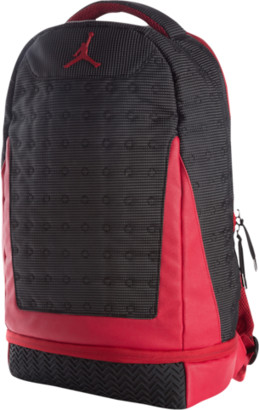 jordan retro 13 backpack white and gold