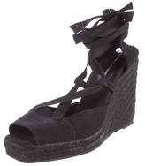 Thumbnail for your product : Narciso Rodriguez Canvas Espadrille Wedges