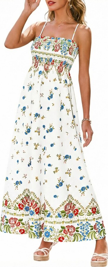 CUPSHE Women's Gentle Start Floral Maxi Beach Dress