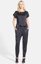 Thumbnail for your product : Eileen Fisher Bateau Neck Silk Blend Top