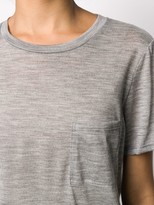 Thumbnail for your product : Theory round neck front pocket T-shirt