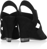 Thumbnail for your product : Tory Burch Debbie elasticated suede wedge sandals