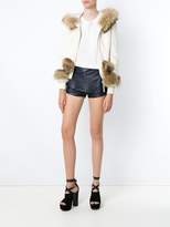Thumbnail for your product : Andrea Bogosian layered leather shorts