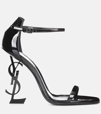 Saint Laurent Opyum 110 patent-leather sandals