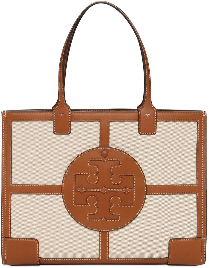Ella canvas leather tote Clearance