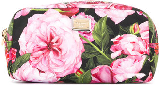 Dolce & Gabbana floral print make-up bag - women - Nylon - One Size