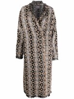 Thumbnail for your product : Lorena Antoniazzi Blackboard virgin wool coat