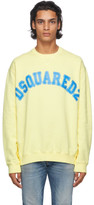 Thumbnail for your product : DSQUARED2 Yellow Logo Sweatshirt