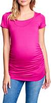 Thumbnail for your product : Maternal America Ruched Maternity/Nursing Tee