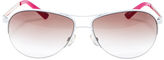 Thumbnail for your product : Juicy Couture Last Resort The Sunglasses in White Frame