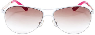 Juicy Couture Last Resort The Sunglasses in White Frame