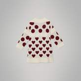 Thumbnail for your product : Burberry Childrens Heart and Spot Intarsia Cashmere Sweater Dress