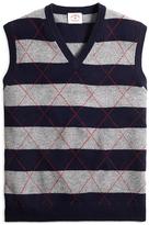 Thumbnail for your product : Brooks Brothers Lambwool Stripe and Diamond Vest
