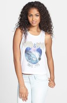 Thumbnail for your product : Billabong 'Summer Tour' Graphic Crop Muscle Tank (Juniors)