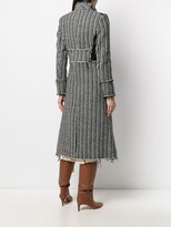 Thumbnail for your product : Tory Burch Double-Breasted Raw-Cut Coat