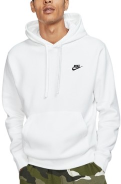 white nike zip up hoodie mens