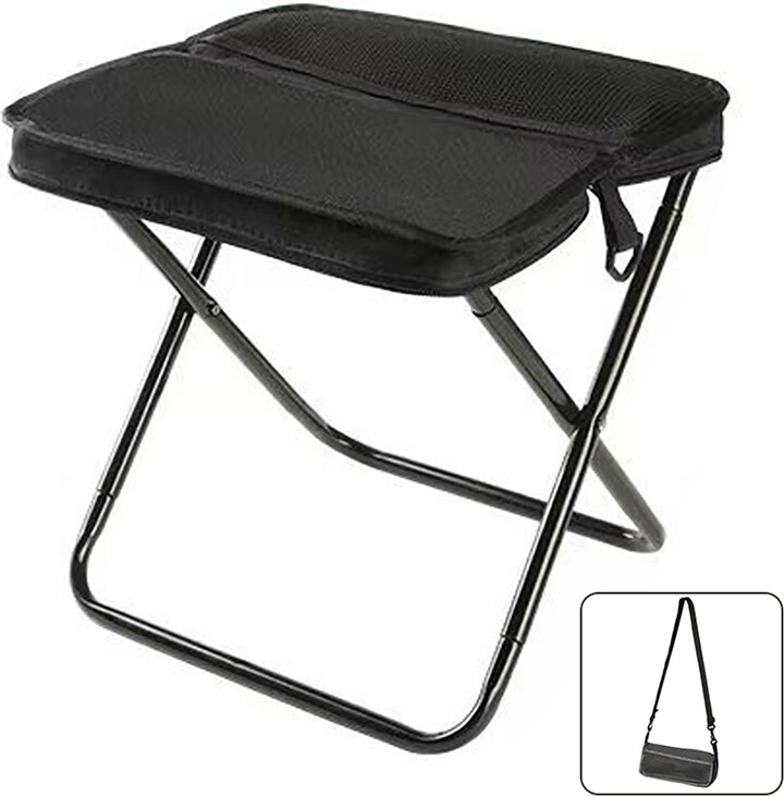 Outdoor backpack folding stool portable simple camping equipment shoulder bag stool sports folding chair hand bag
