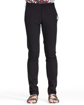 Thumbnail for your product : Givenchy Tab-Pocket Wool/Mohair Trousers, Black
