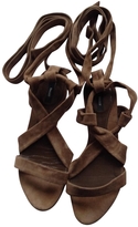Thumbnail for your product : Bally Brown Suede Sandals