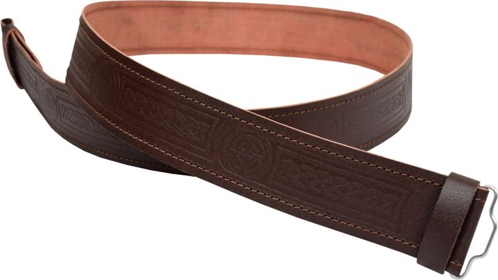 Shyne Kilts U.K Brown Leather Kilt Belt Adjustable size for Kilts ...