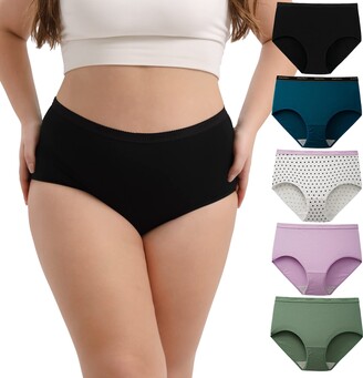 Plus Size Multipack Knickers, Cotton Knickers