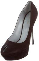 Thumbnail for your product : Sergio Rossi Peep-Toe Platform Pumps