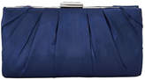 Thumbnail for your product : Madison Navy Satin Clutch