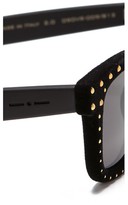 Thumbnail for your product : Italia Independent Square Velvet Studded Sunglasses