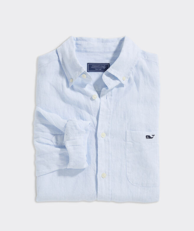 Vineyard Vines Linen Solid Shirt ShopStyle