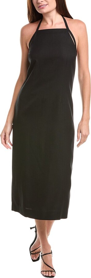 Vince Apron Halter Maxi Dress