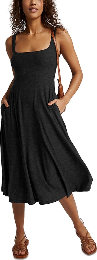 Beyond Yoga Featherweight At The Ready Square Neck Dress