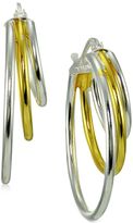 Thumbnail for your product : Giani Bernini Two-Tone Triple Hoop Earrings, Created for Macy's