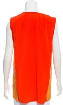 Thumbnail for your product : 3.1 Phillip Lim Silk Sequin-Accented Top