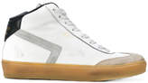 Thumbnail for your product : Leather Crown zipped hi-top sneakers