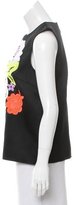Thumbnail for your product : Christopher Kane Lace-Accented Sleeveless Top