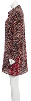 Thumbnail for your product : Equipment Leopard Print Silk Dress