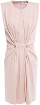 Thumbnail for your product : Carven Gathered Studded Stretch-crepe Mini Dress
