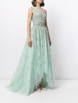 Thumbnail for your product : Saiid Kobeisy One-Shoulder Beaded Tulle Dress