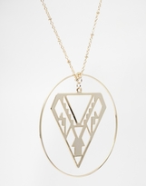 Thumbnail for your product : B.young Limited Edition Open Aztec Shapes Necklace